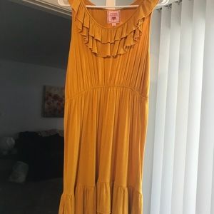 Pink Republic Mustard Dress